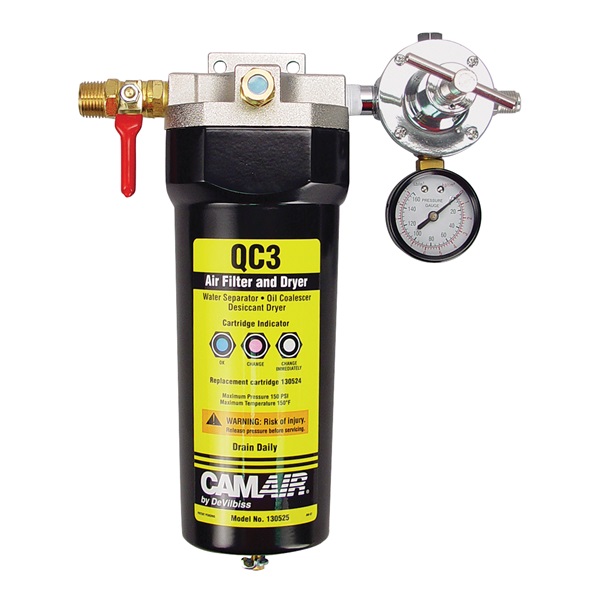 DeVILBISS QC3 3-Stage Filter Regulator